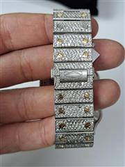 CARTIER Gent's Wristwatch 4072 18K STAINLESS SANTOS